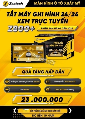 Màn hình Android Zestech Z800+ phiên bản nâng cấp 2022